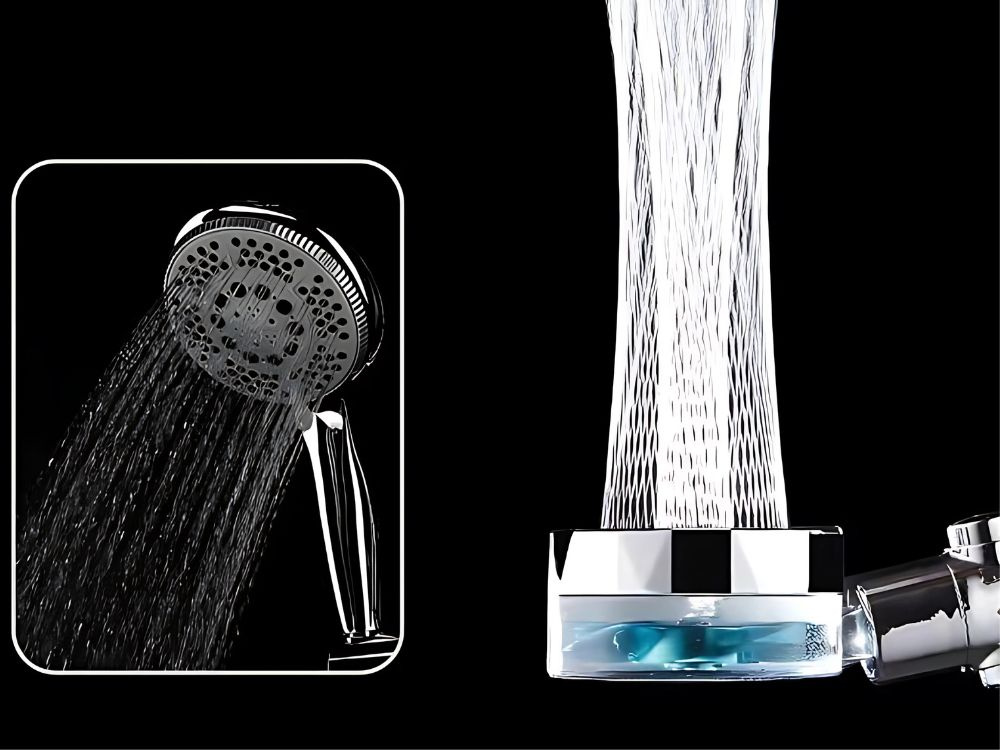Pară De Duș Cu Filtru Turbo Reînlocuibil Și Elice [6]