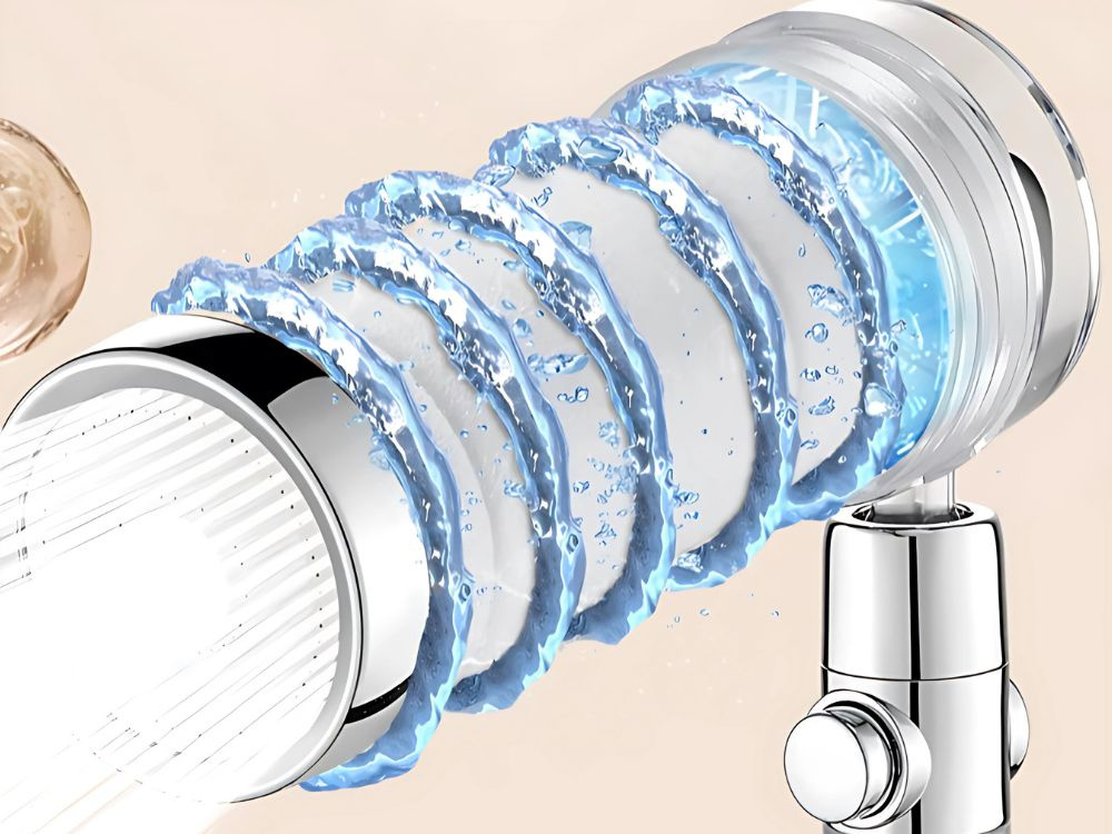 Pară De Duș Cu Filtru Turbo Reînlocuibil Și Elice [7]