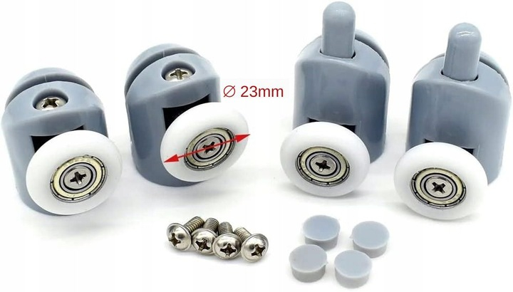 Set 8 role simple pentru cabina de dus, calitate premium [5]