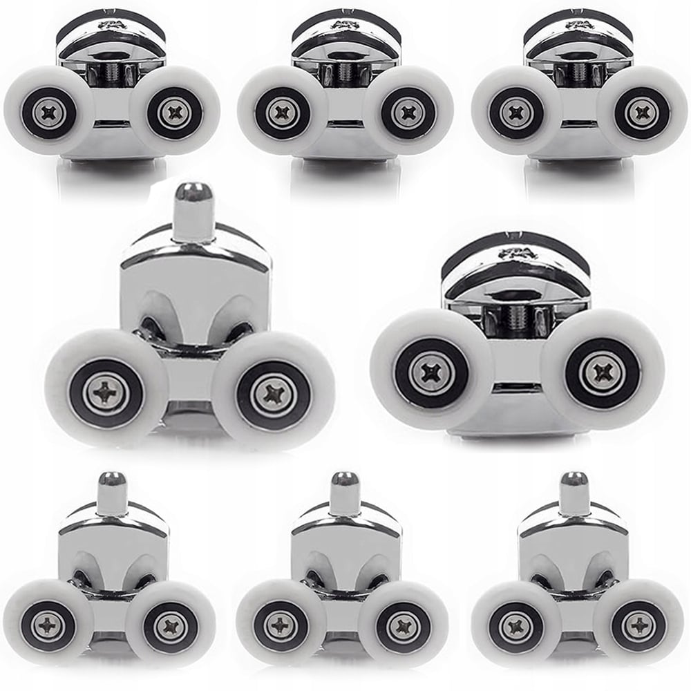 Set 8 role universale duble cromate pentru cabina de dus [11]