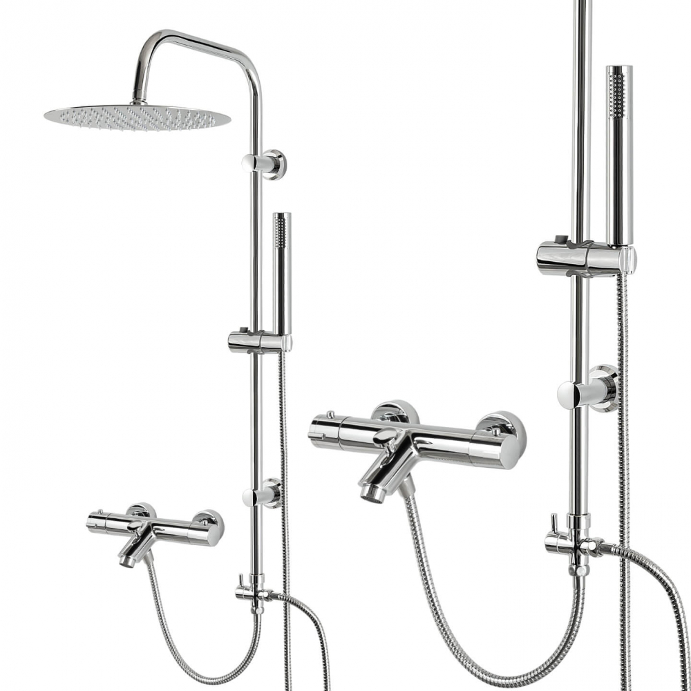 Set coloană de duș cu baterie termostatică - diferite dimensiuni [1]