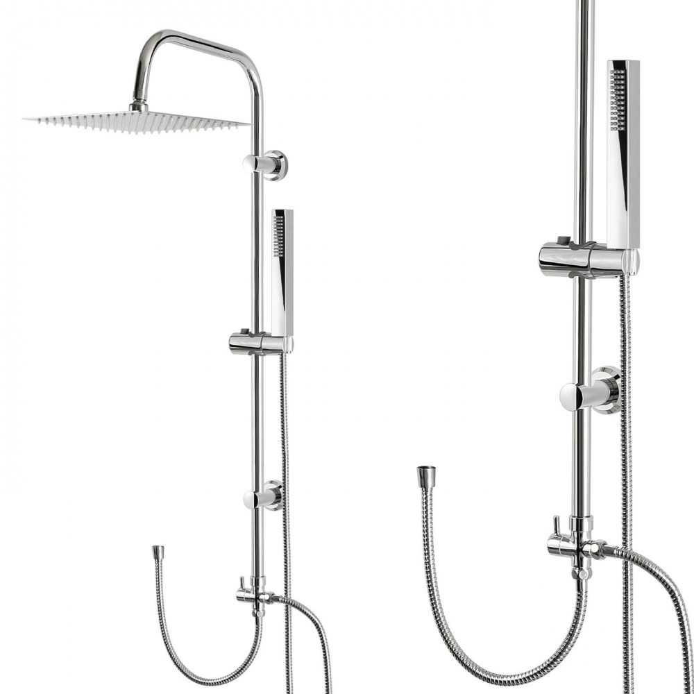 Set coloană de duș cu efect de ploaie de 20cm, fără baterie [4]