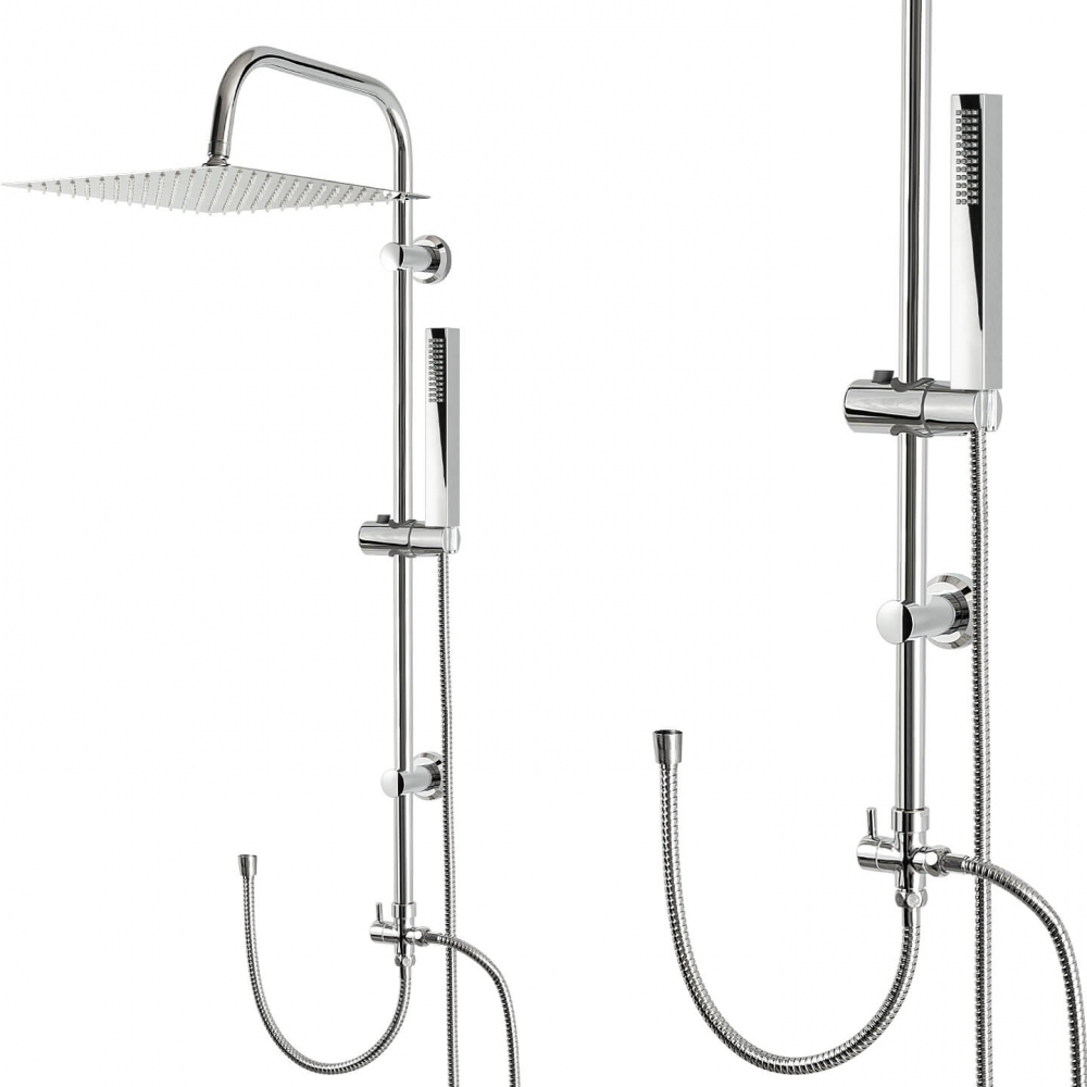 Set coloană de duș cu efect de ploaie de 20cm, fără baterie [1]
