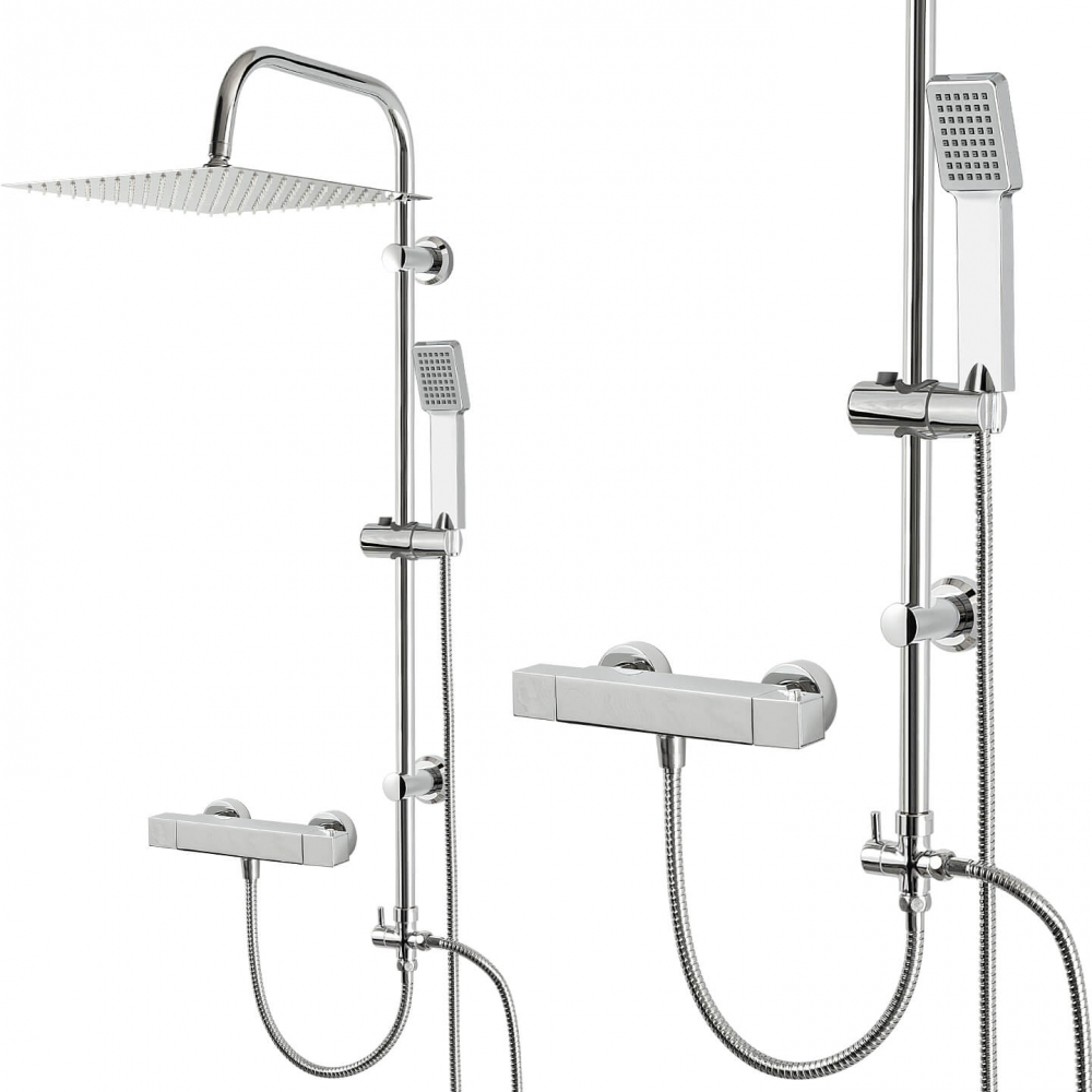 Set coloană de duș cu efect de ploaie - diferite dimensiuni [1]