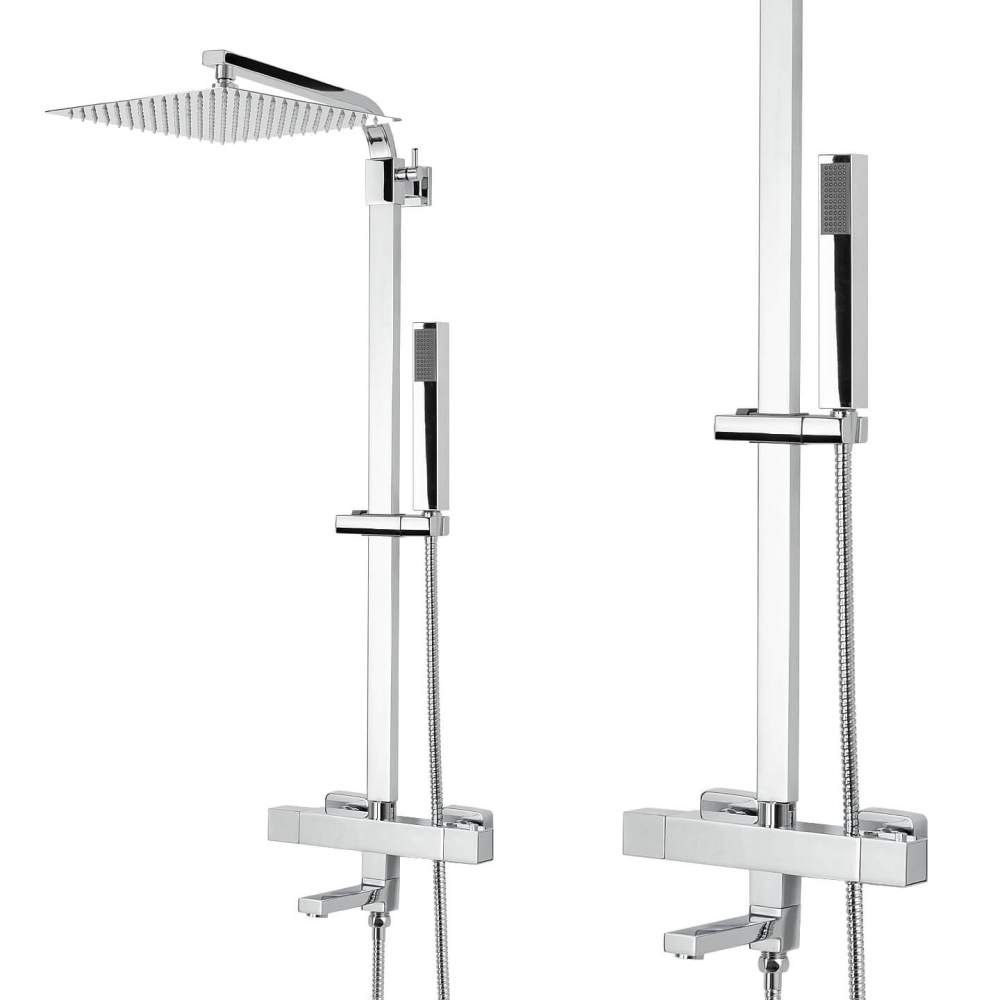 Set coloană de duș cu termostat și baterie de cadă - diferite dimensiuni [2]