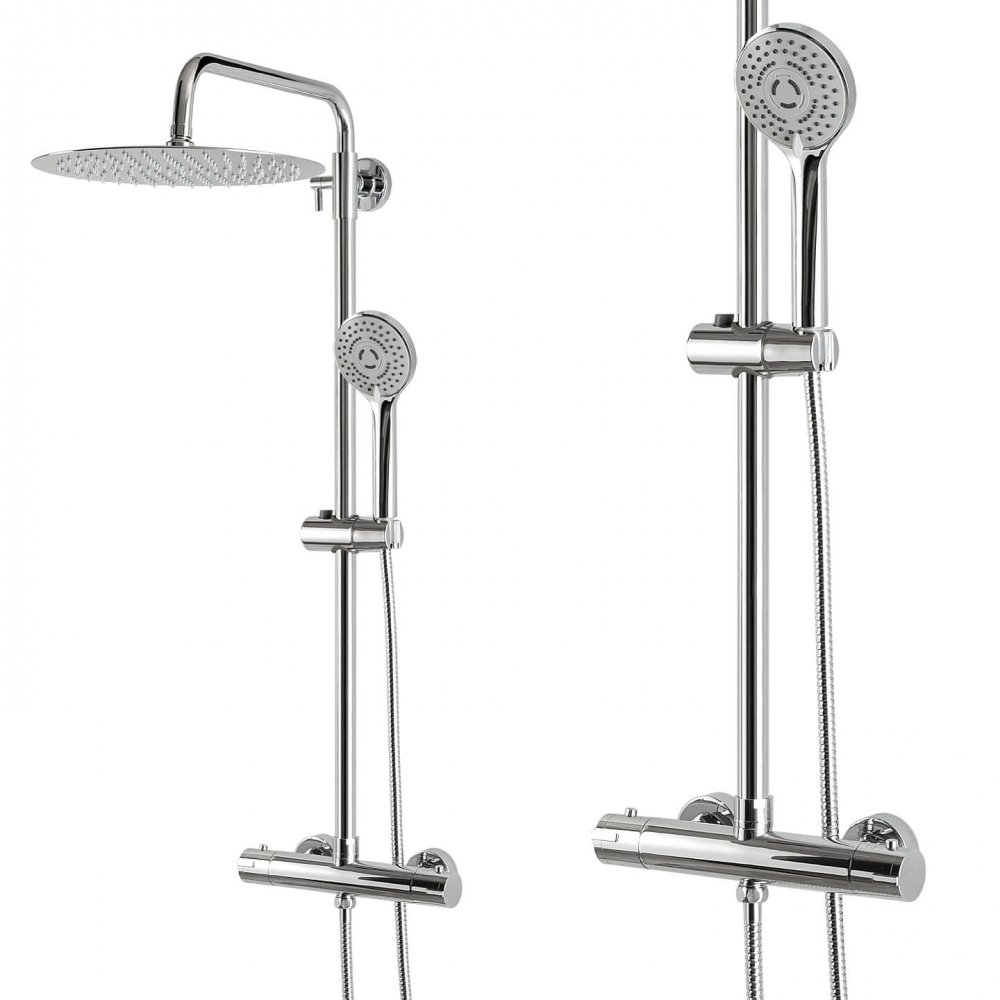Set coloană de duș cu termostat și efect de ploaie - diferite dimensiuni [3]