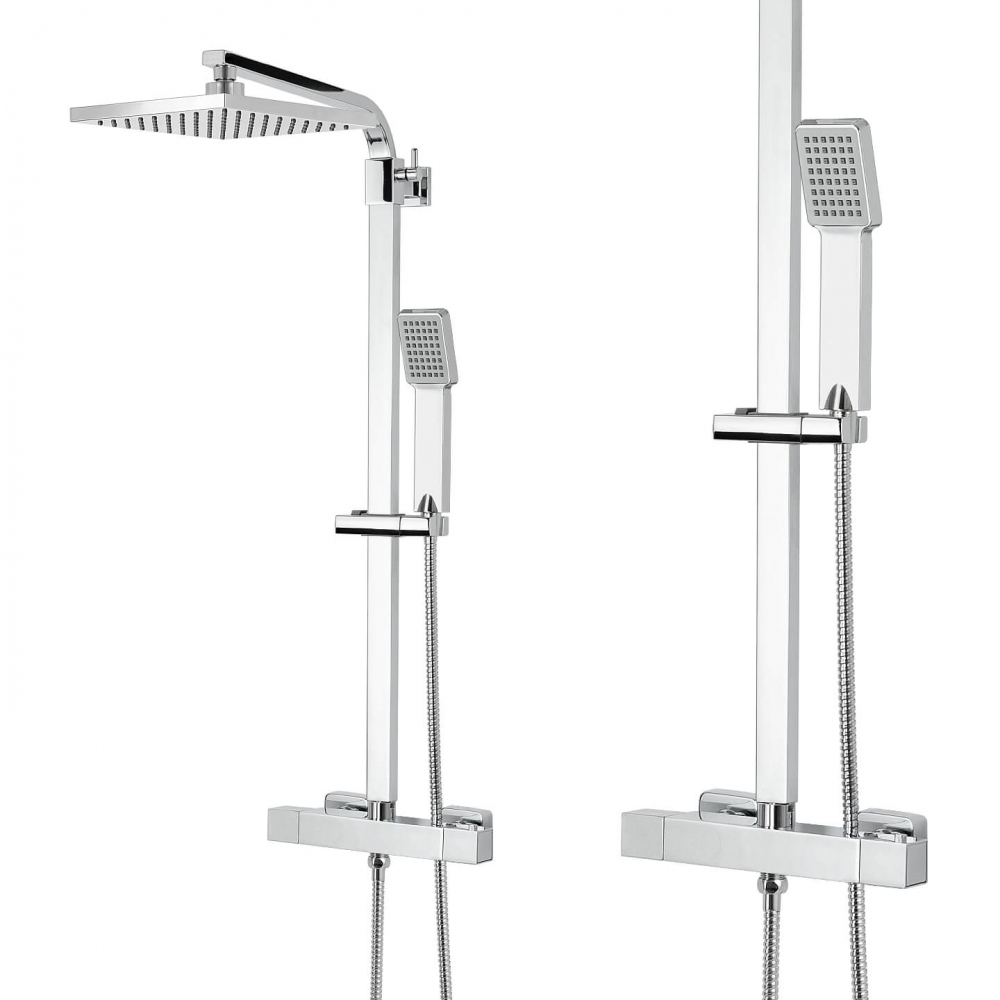 Set coloană de duș cu termostat și efect de ploaie - diferite dimensiuni [1]