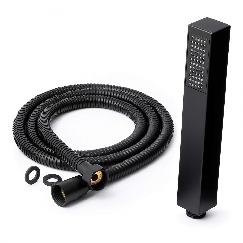 Set de Duș Îngropat Negru cu Pălărie de Duș 20 cm [5]