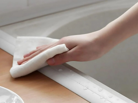 Bandă De Etanșare Albă Pentru Pereți Și Chiuvete – 3m PVC Adeziv Rezistent [1]