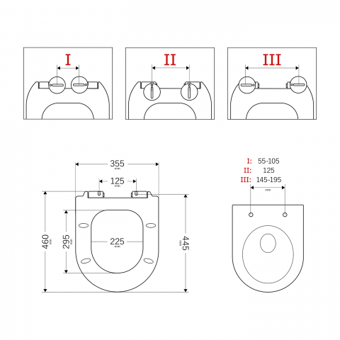 Capac de toaletă universal CaroCaro, detașabil [2]