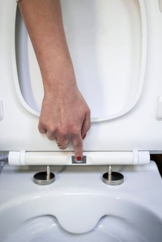 Capac WC Cersanit City Oval, duroplast dur [3]