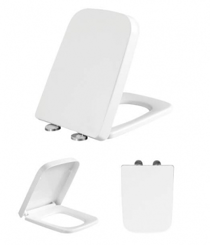 Capace de toaleta - Capac WC cu închidere lentă, rectangular