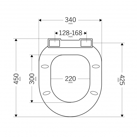 Capac WC detașabil, dur, cu închidere lentă [2]