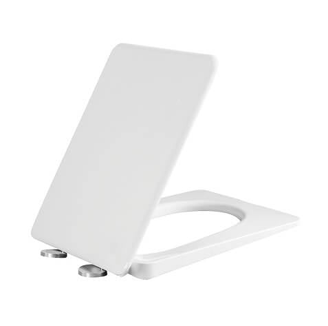 Capace de toaleta - Capac WC dreptunghiular cu închidere lentă