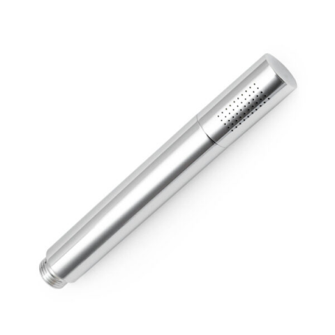 Sanitare baie - Pară de duș metalică rotundă, cu presiune înaltă – Sannit "Silver Stick"