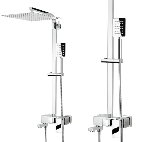 Set coloană aparentă de duș și cadă cu baterie de cadă - diferite dimensiuni Cabine dus si accesorii - Set coloană aparentă de duș și cadă cu baterie de cadă - diferite dimensiuni