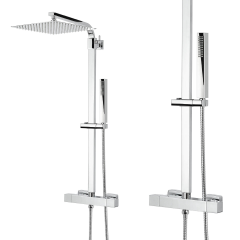 Set coloană de duș cu baterie termostatică Cabine dus si accesorii - Set coloană de duș cu baterie termostatică