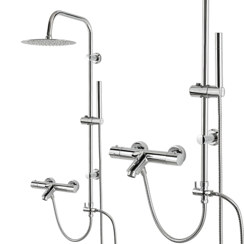 Set coloană de duș cu termostat - diferite dimensiuni Cabine dus si accesorii - Set coloană de duș cu termostat - diferite dimensiuni