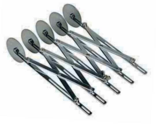 Cutit-Roller extensibil pt aluat, simplu, 5 roti [1]