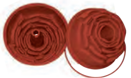 Forma silicon pt copt, ROSE, D220xH100 mm [1]