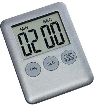 Accesorii pizza - Cronometru electronic, 99 min. 59 sec., dim. 70x53x8 mm