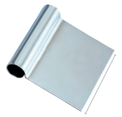 Cutite - Cutit-Racleta, maner rotund, total INOX