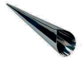 Forme pentru Torturi si Deserturi - Forma-con oblic, CANNOLI, gr. 0.3 mm, INOX