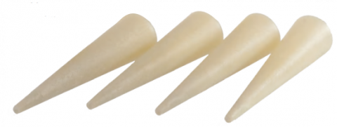 Forme pentru Torturi si Deserturi - Forma-con plat CANNOLI, D30x120 mm, plastic, 10 buc