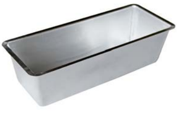 Forme pentru Torturi si Deserturi - Forma pt copt LOAF CAKE, 220x90x65 mm, AL, gros. 1,0 mm