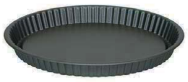 Forme pentru copt - Forma WALTER pt fructe, D280 x H32 mm, margine canelata si fund stantat