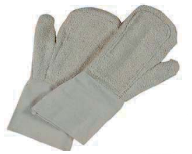 Accesorii pizza - Manusi protectie, 400x150 mm, bumbac, mansete lungi