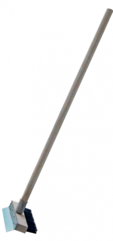 Perii/Maturi - Perie cuptor PIZZA cu maner, L 104 cm, perie metal, scaper INOX
