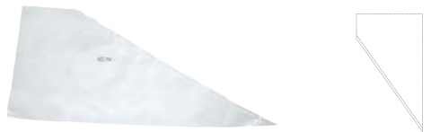 Pungi de patiserie - Punga de patiserie, PRECUT polyeth. transp., 30x50 cm, 90 mkm