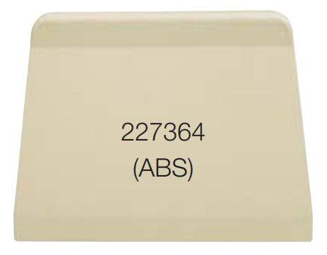 Raclete - Racleta cu maner intarit, 125x100 mm, ABS, culoare fildes