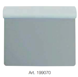 Raclete - Racleta-cutit, 110x120 mm, maner plastic alb, INOX, flexibil