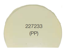 Raclete - Racleta cuva, 160x120 mm, PP, culoare fildes
