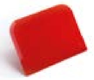 Raclete - Racleta standard, 148x99 mm, neted, mare, plastic rosu