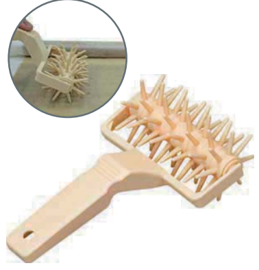 Ustensile - Roller DOCKER, plastic POM, crem-bej