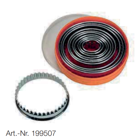 Cutite - Set cutite, OVAL, zimtate, grosime 0,4-0,5 mm, H30 mm, set12