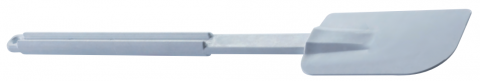 Spatule - Spatula cauciuc, maner plastic,  (L 115x70mm)
