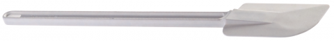 Spatule - Spatula cauciuc, maner plastic, rezistent până la 70°C, 350 mm (L 115mm)