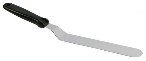 Spatule - Spatula unghiulara, INOX, Handle 130mm, Blade 160x29mm