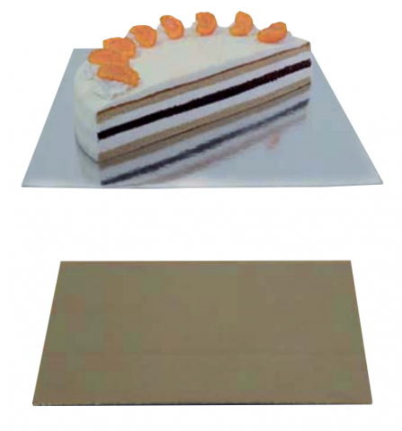 Suport Tort - Suport pt TORT (3 buc)  , carton laminat , argintiu/alb