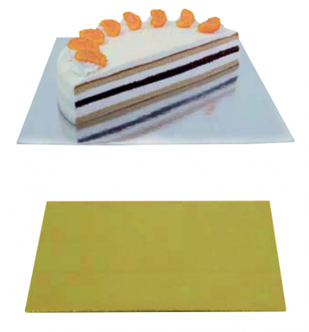 Suport Tort - Suport pt TORT (3 buc) , carton laminat,auriu/alb