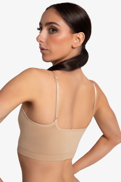 Capezio 3679W – sutien lung invizibil cu bretele reglabile Foundations [1]