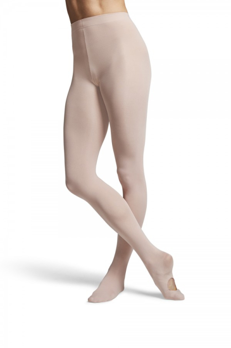 Bloch T0982L Ladies’ ContourSoft Convertible Tights – colanți convertibili roz de balet pentru femei [2]