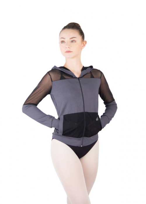 Ballet Rosa Midori hanorac balet din bambus cu panouri mesh [1]