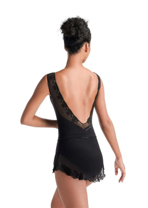 Ballet Rosa – Ivy fustă pull-on din Stretch Mesh cu tiv brodat [1]