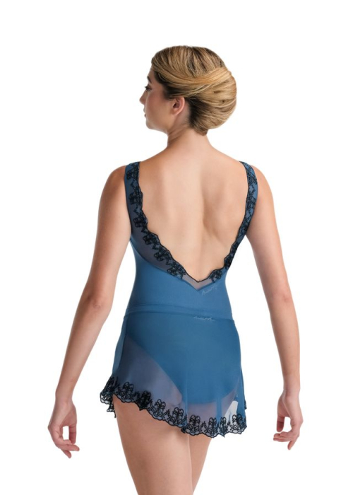 Ballet Rosa – Ivy fustă pull-on din Stretch Mesh cu tiv brodat [2]