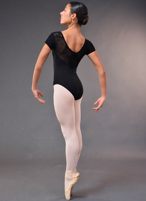 Body balet „Tosca” – B325, microfibră respirabilă, culoare neagră [2]